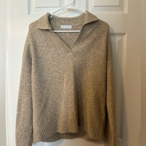 Primark collared sweater beige